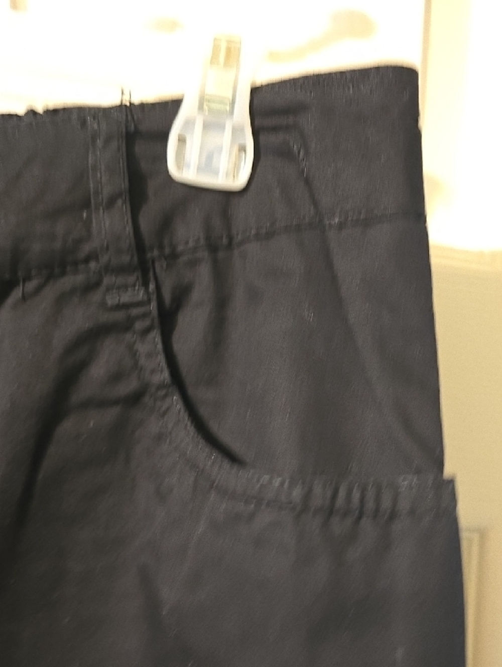 Basic Editions Black Button-Front Mini Skirt - Picture 5 of 8